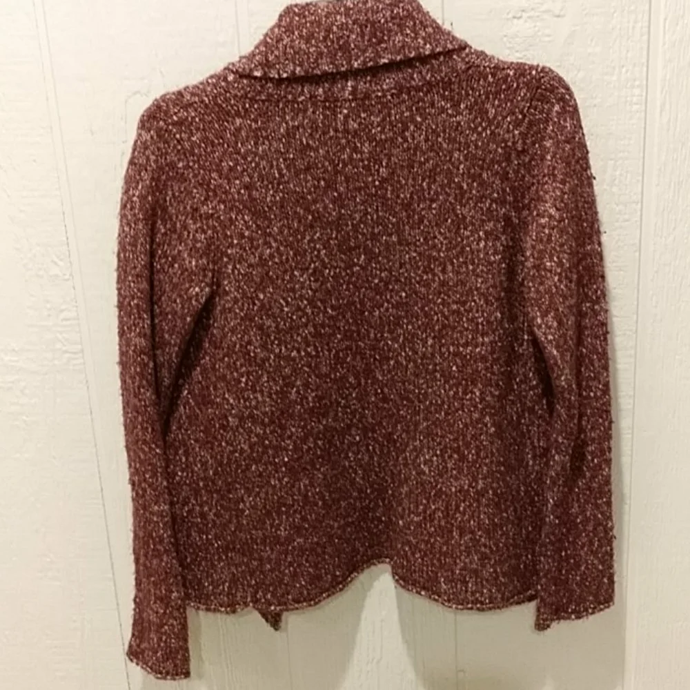 St Johns Bay small cardigan plum color